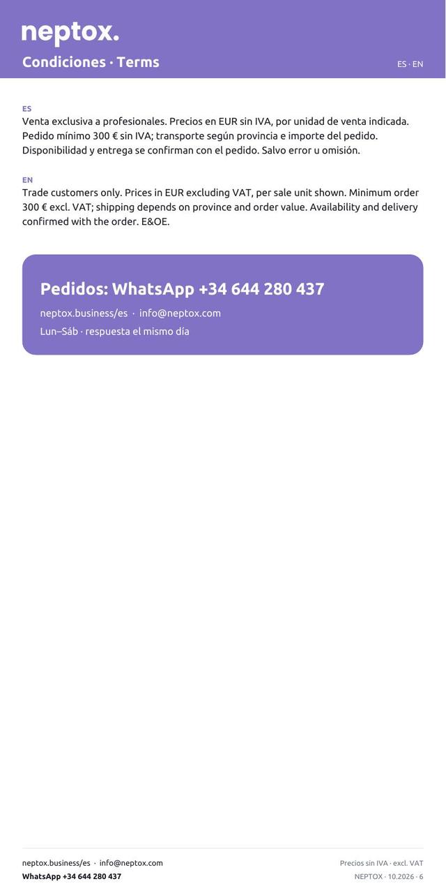 Condiciones de venta
